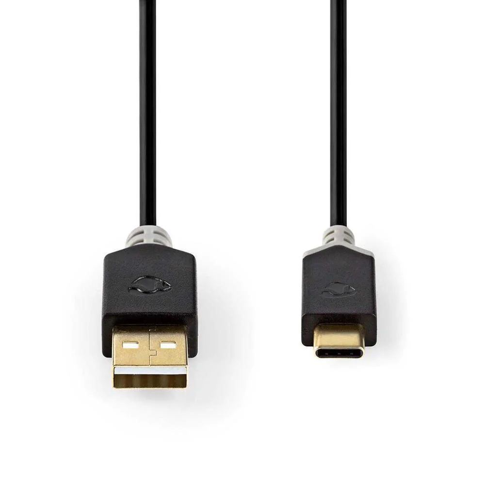 Cabo Adaptador Usb-A Macho - Usb-C Fêmea 2m