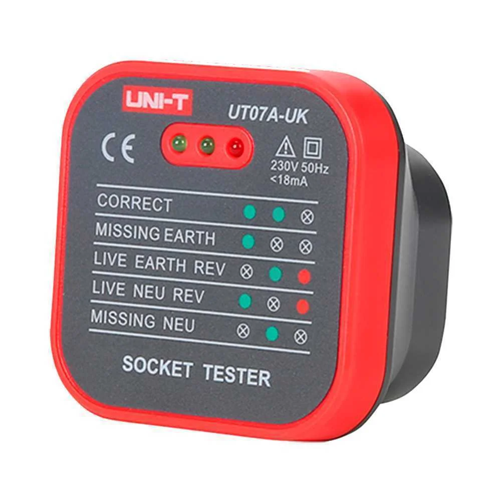Tester de Tomadas El&eacute;ctricas Uk - Verifica&ccedil;&atilde;o de .