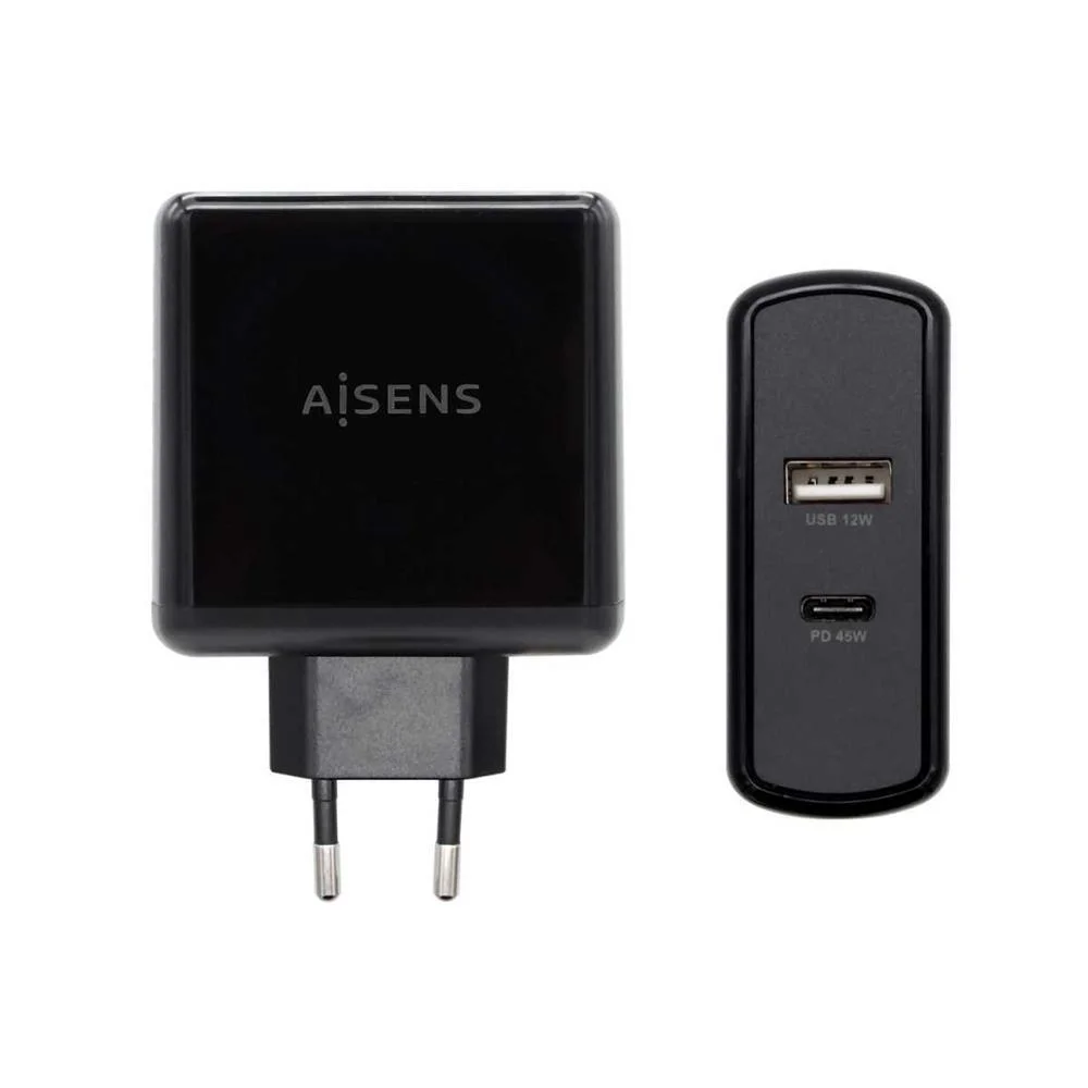 Carregador Usb  Parede Aisens Pd 3.0 Usb-C 57 W Preto 