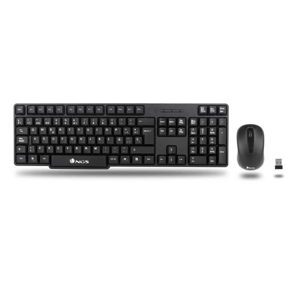 NGS EUPHORIA KIT TECLADO RF WIRELESS QWERTY INGL&Ecirc;.