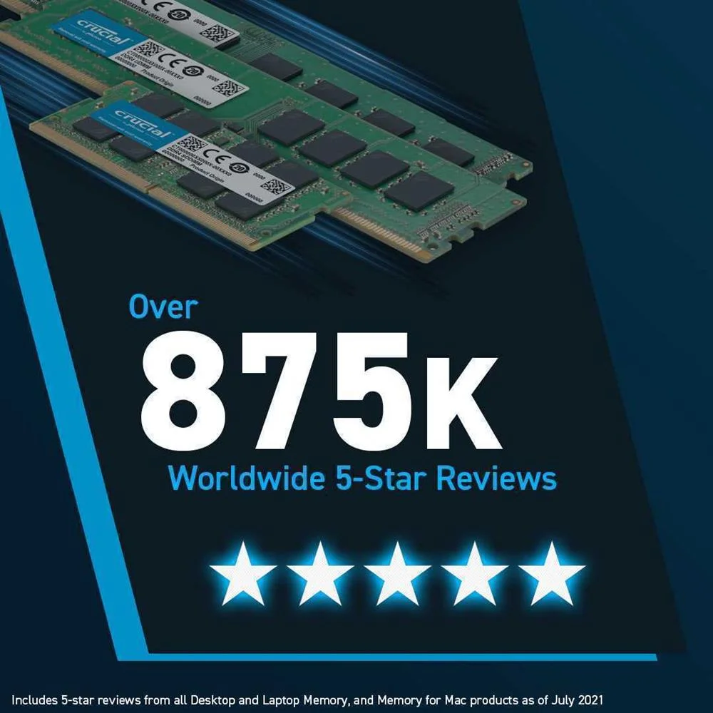 Ddr5 32gb Pc 4800 Cl40  Kit (2x16gb)  Crucial Single Rank