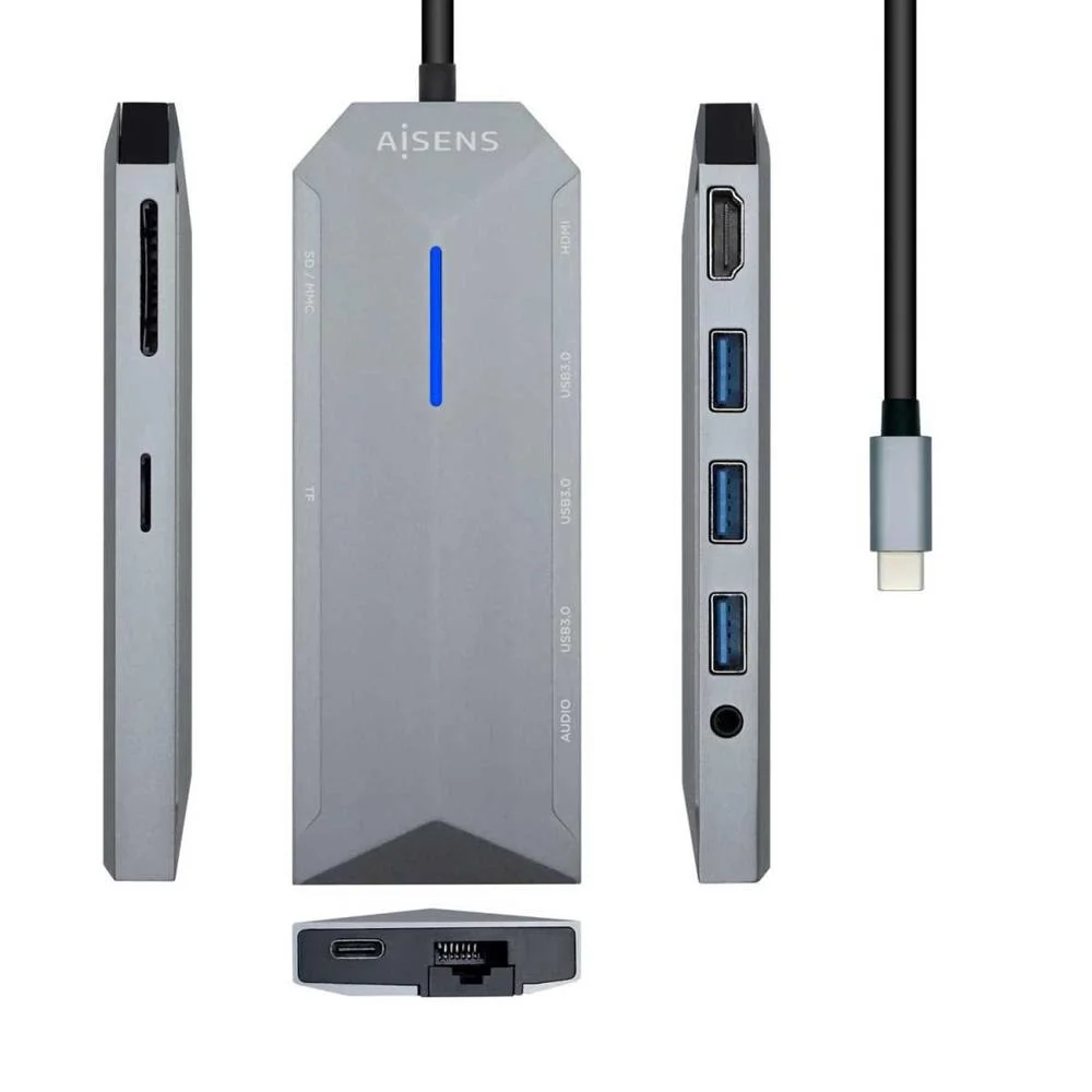 Aisens Asuc-9p001-Gr Base & Duplicador de Portas .