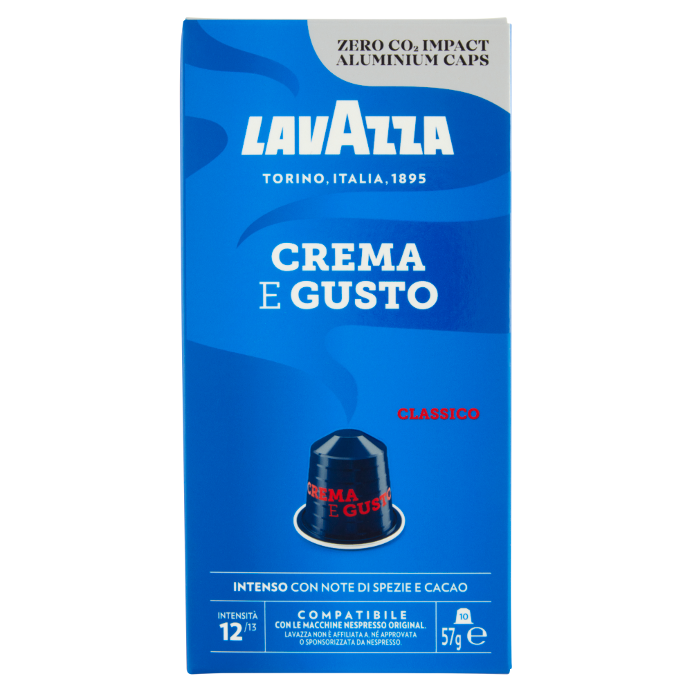 LAVAZZA CREMA E GUSTO CÁPSULA DE CAFÉ MEIO TORRAD.