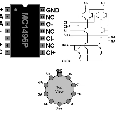 Circuito Integrado Mc1496 SMD
