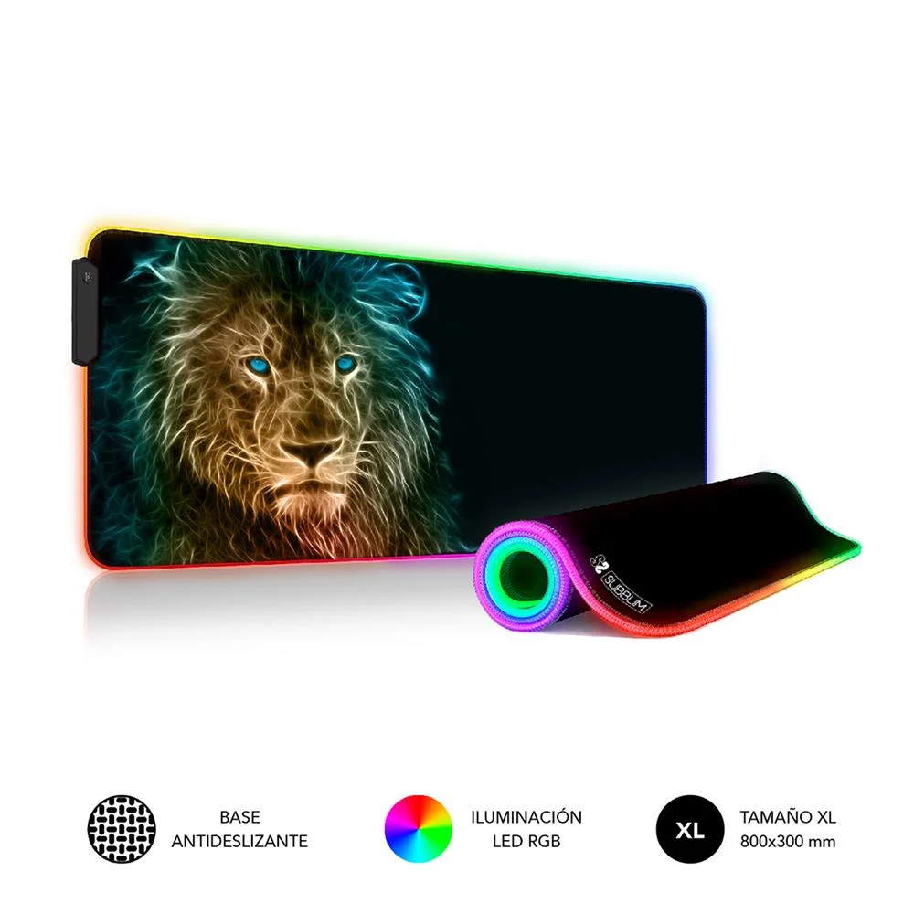 Tapete de Rato Gaming Subblim Lion