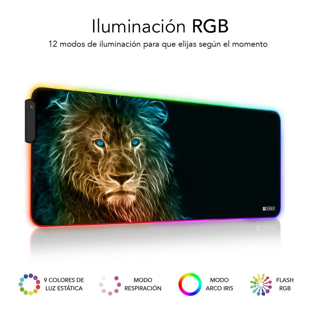 Tapete de Rato Gaming Subblim Lion