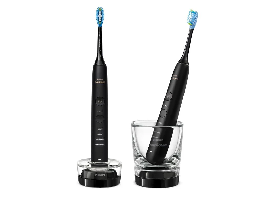 Philips Diamondclean 9000 Hx9914/54 2-Pack Sonic Electric Toothbrush With Chargers & App