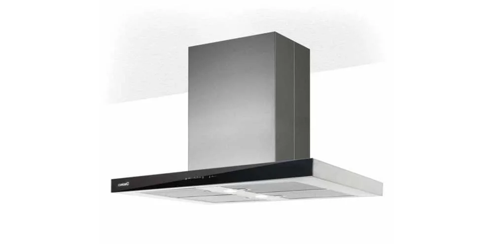 Island Chimney Hood "Isla Legend" 900 Xgbk 820m³/H (Inox/Black) - Cata
