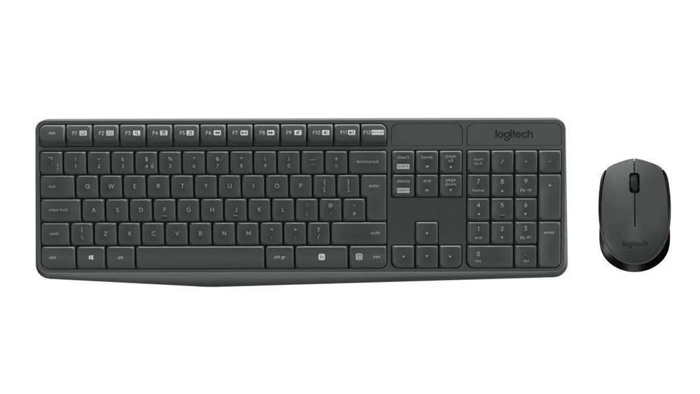 Teclado+Raton Logitech Mk235 Wireless Negro