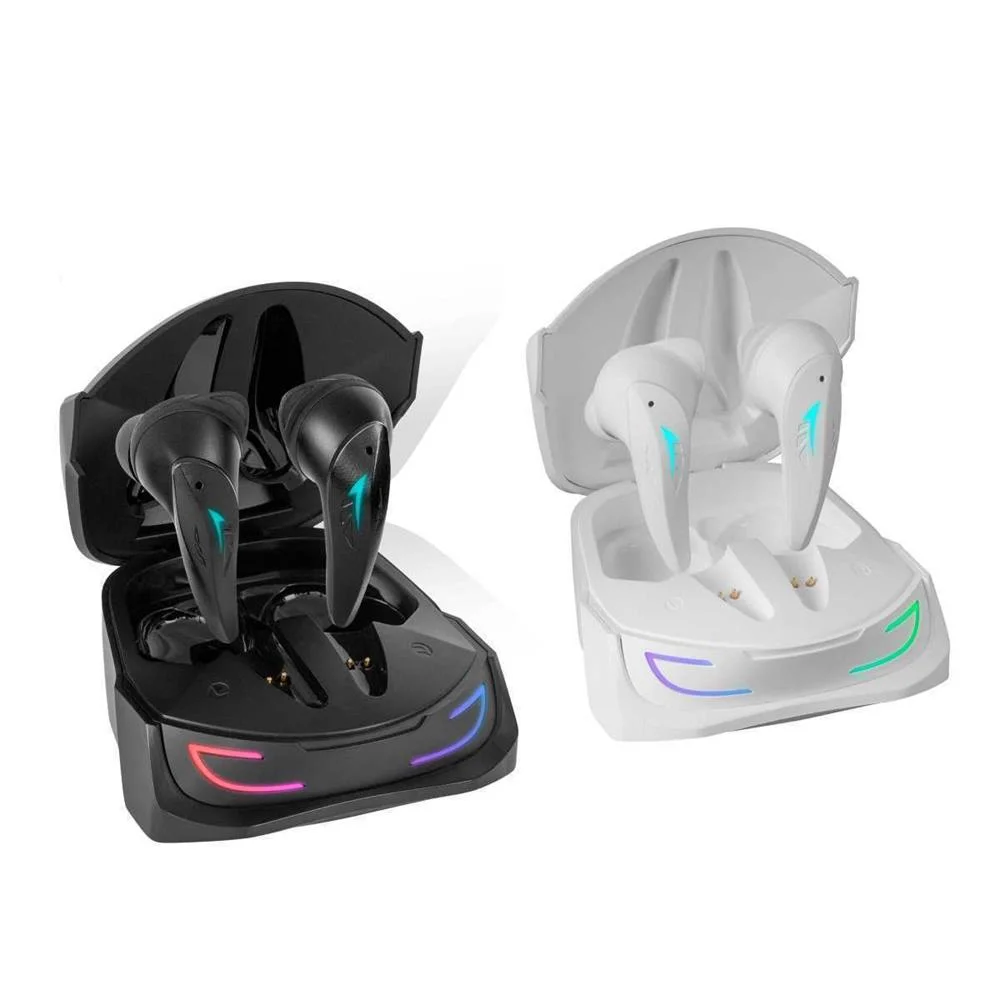 Headphones Mars Gaming Mhiultra True Wireless Earphones, Bt 5.3, Qi Charge, Rgb, 24h, Black