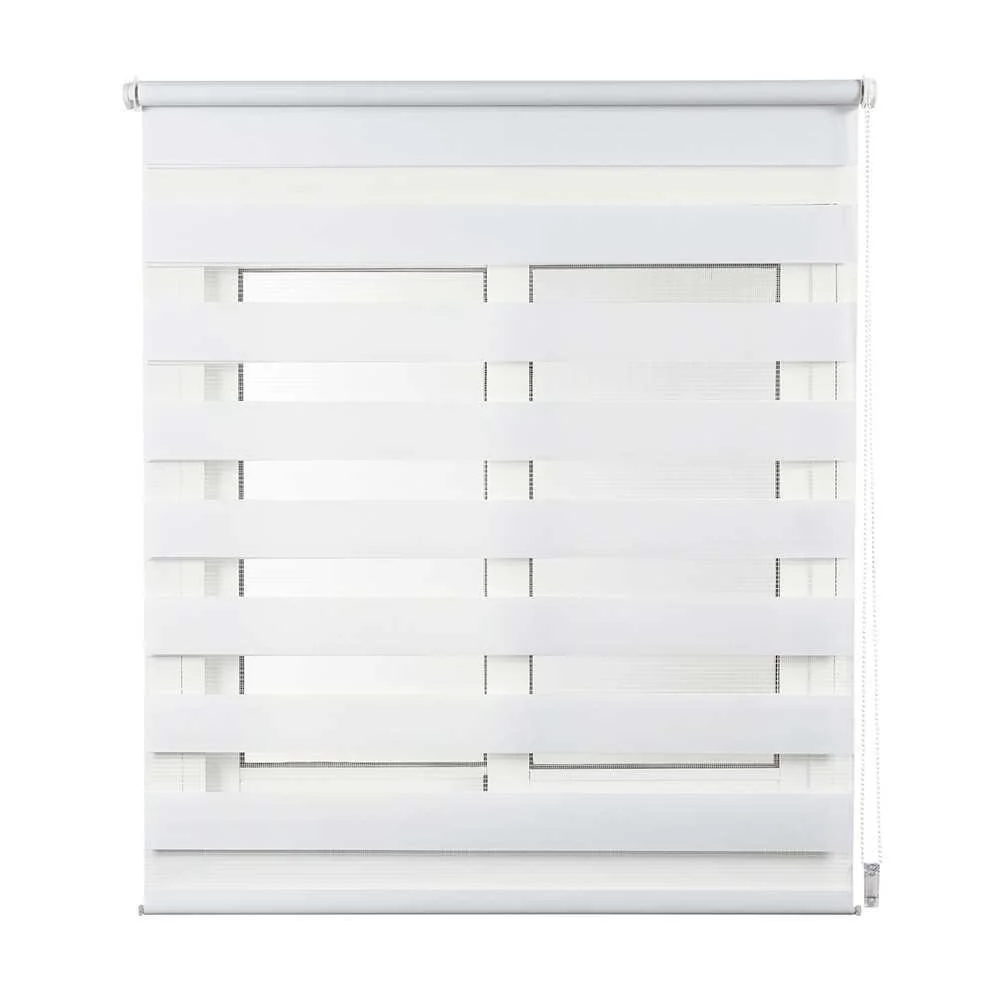 Estore de Rolo Cup&Fix Noite&Dia Branco 150x180cm