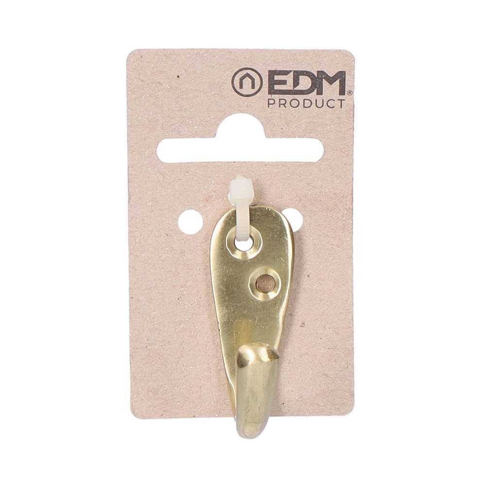 Cabide Simples de Latão Polido em Cartão para Pen.