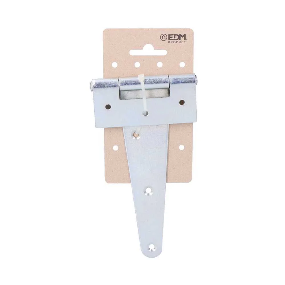 Dobradiça T 150x90mm H° Zincada em Cartão Suspenso Edm