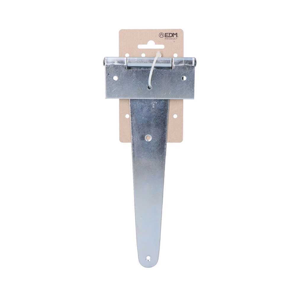 Dobradiça T 250x100mm H° Zincada em Cartão Suspenso Edm