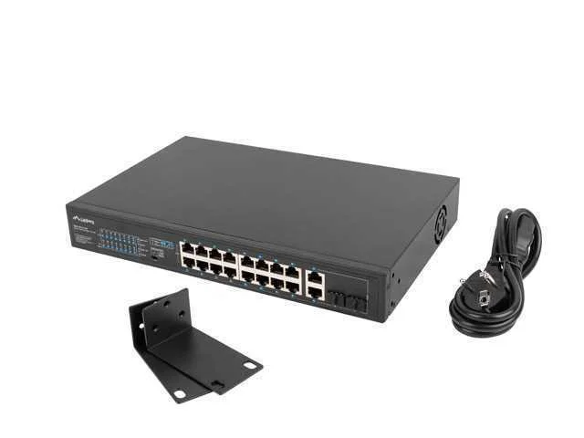 Lanberg RSFE-16P-2C-250 switch de rede Não-gerido.