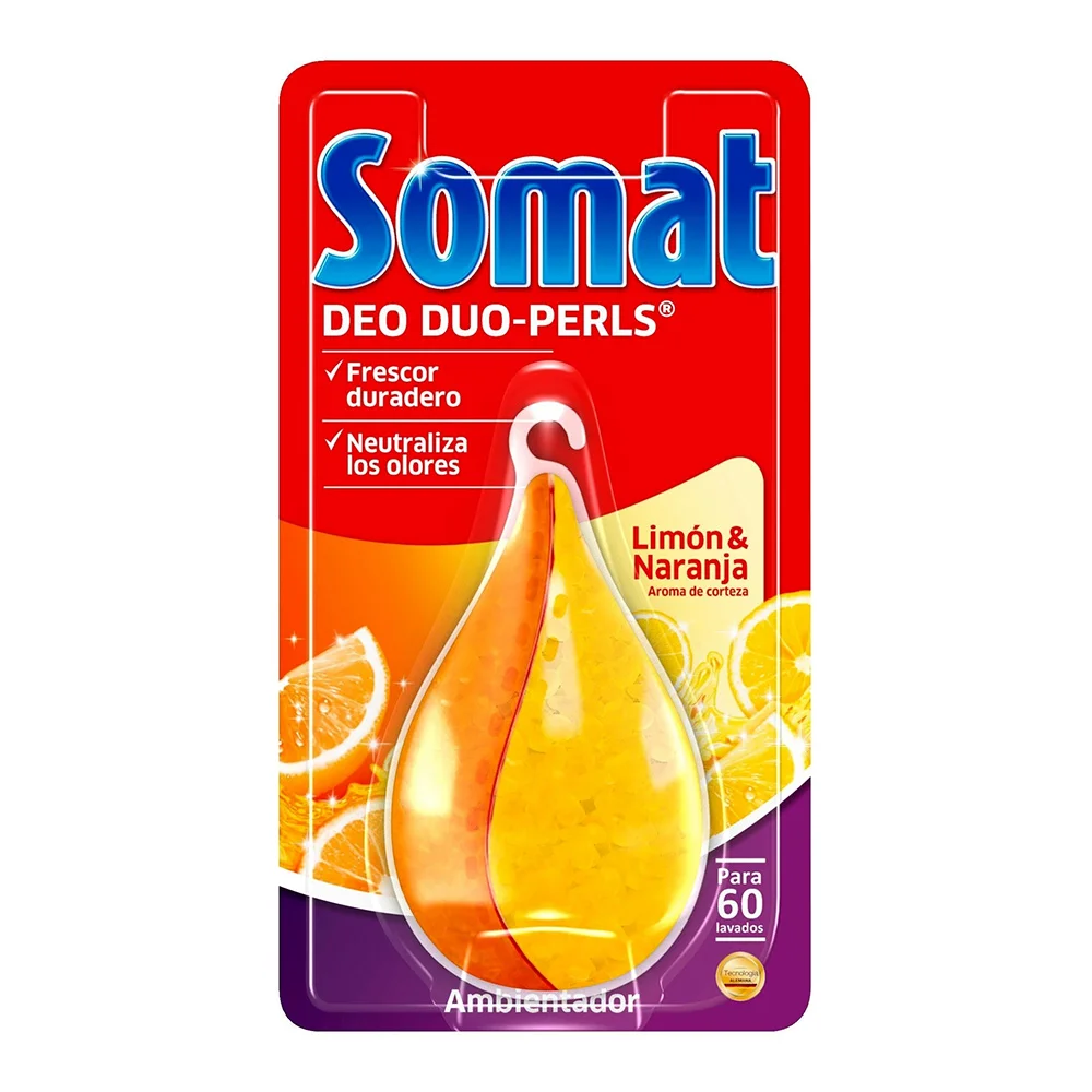 Ambientador Somat para Lava-Louças Limão-Laranja .