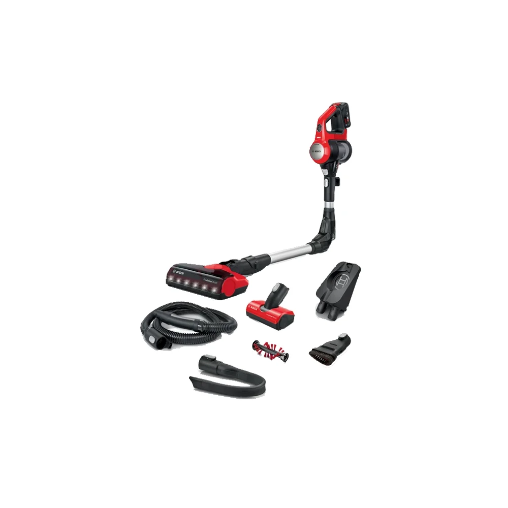 Bosch Bbs711anm Stick Vacuum/Electric Broom Bagless 0.3 L Black  Red  Stainless Steel