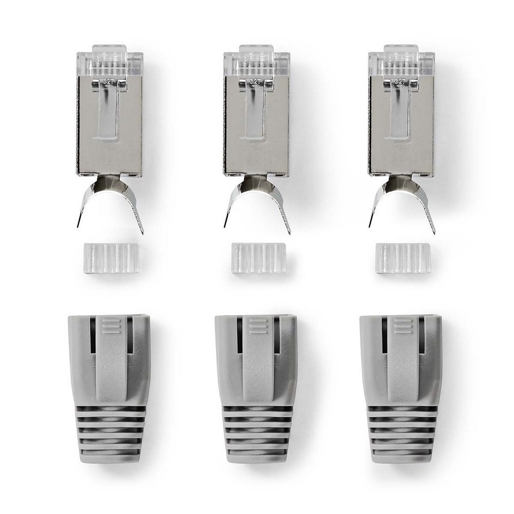 Conector Rj45 | Passagem Rj45 | Ftp Sólido/Encalh