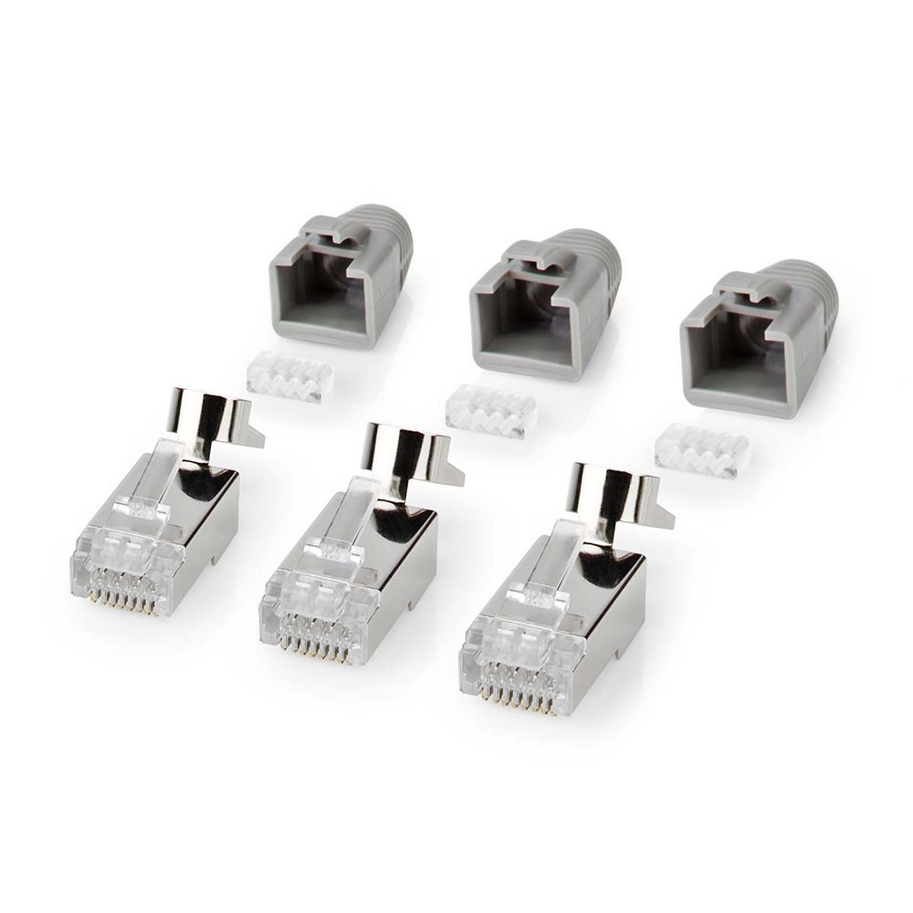 Conector Rj45 | Passagem Rj45 | Ftp Sólido/Encalh
