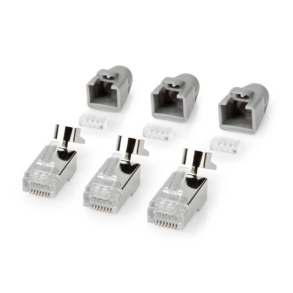 Conector Rj45 | Rj45 Pass Through | Ftp Sólido/Tr.