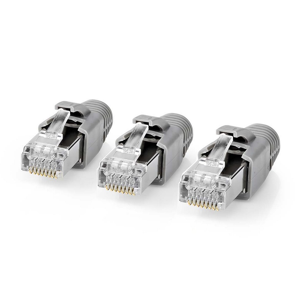 Conector Rj45 | Passagem Rj45 | Ftp Sólido/Encalh
