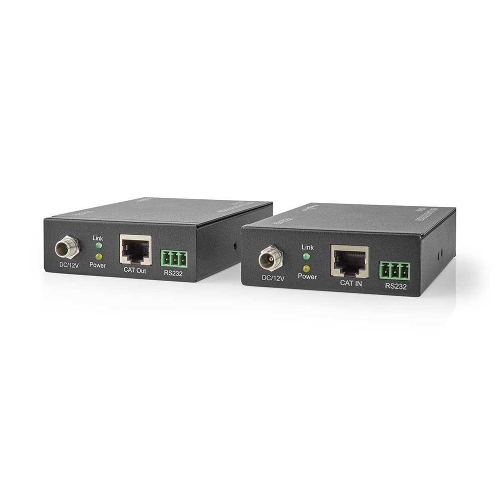 Extensor Hdmi | Sobre Cat6 | Hasta 60,0 M | 4k@60hz | 18 Gbps | Metal | Antracita