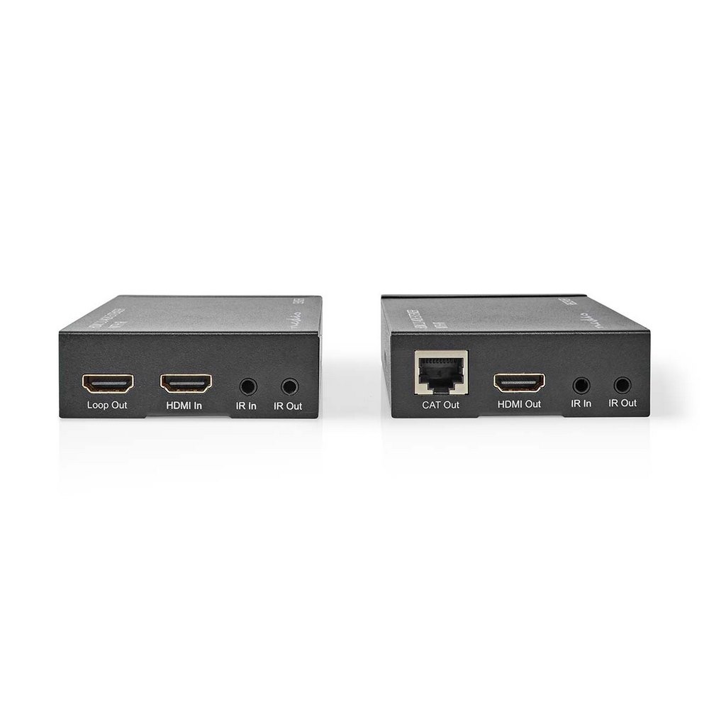 Extensor Hdmi | Sobre Cat6 | Hasta 60,0 M | 4k@60hz | 18 Gbps | Metal | Antracita