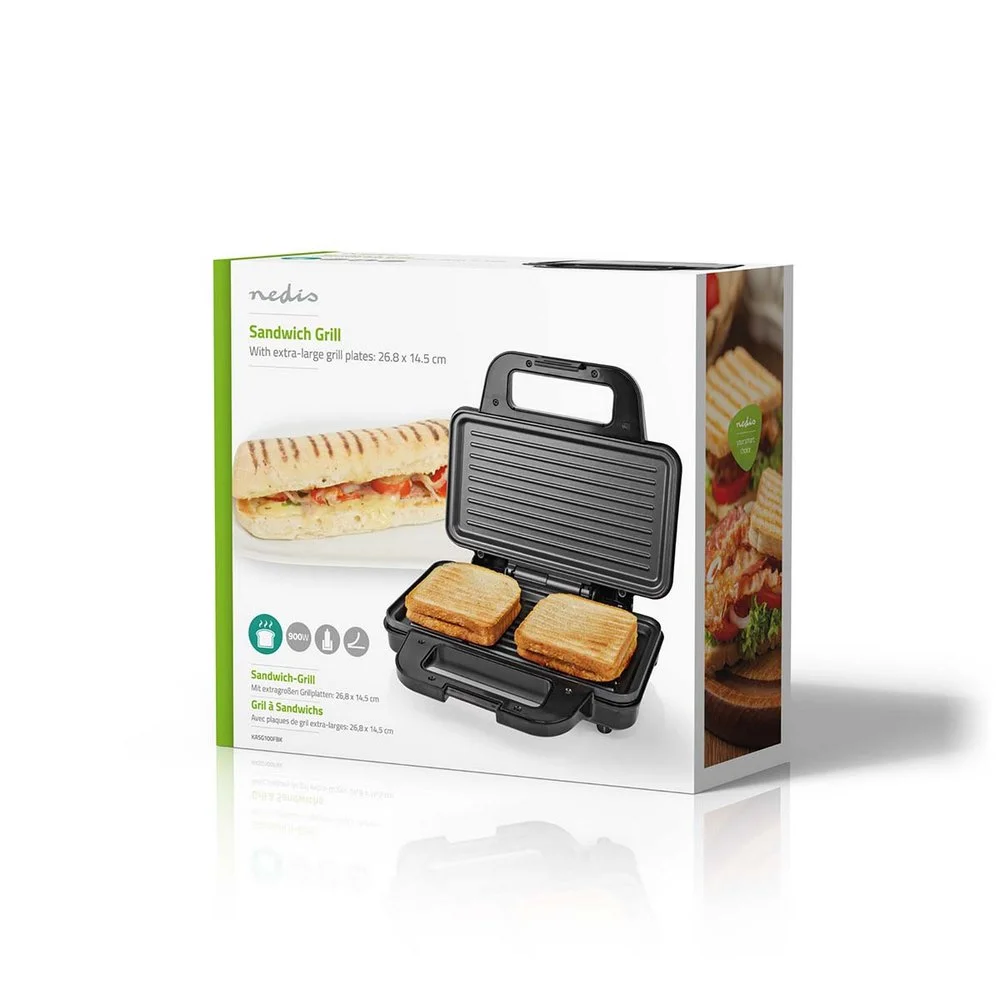 Sanduicheira | 900w | 26,8 X 14,5 Cm | Controle A
