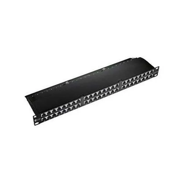 Equip Patchpanel 48x Rj45 Cat6  19" 1he Schwarz Premium