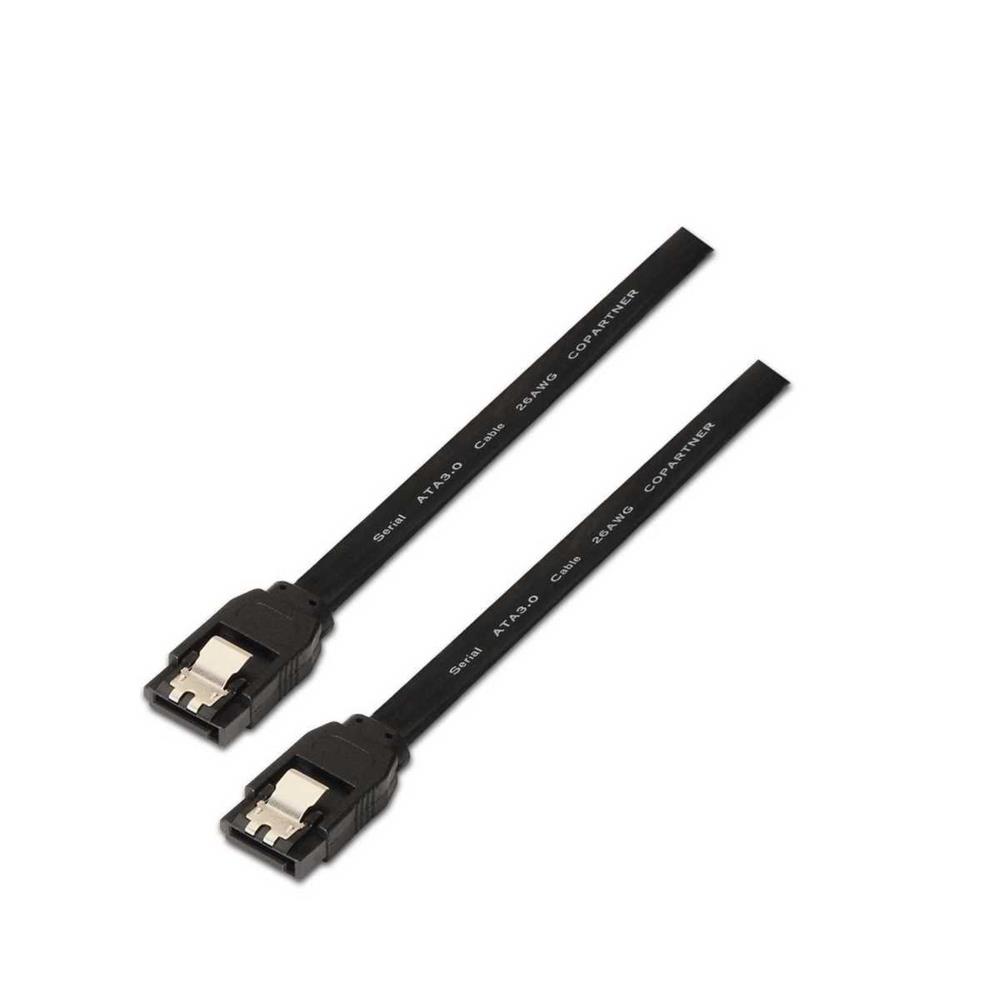 Cable Sata Iii Aisens A130-0157/ Sata Hembra - Sata Hembra/ 50cm/ Negro
