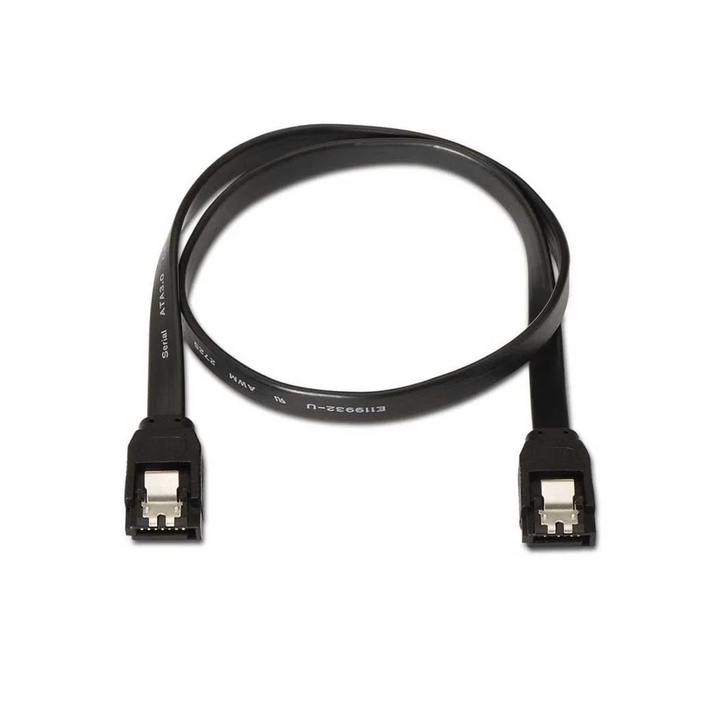 Cable Datos Sata-3 Aisens 0.5m Negro