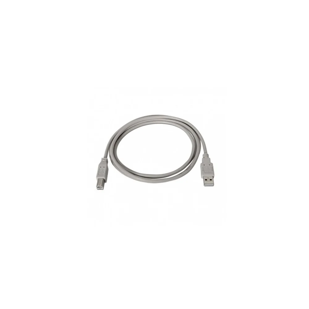 Cable Usb(A) 2.0 a Usb(B) 2.0 Aisens 1.8m Beige