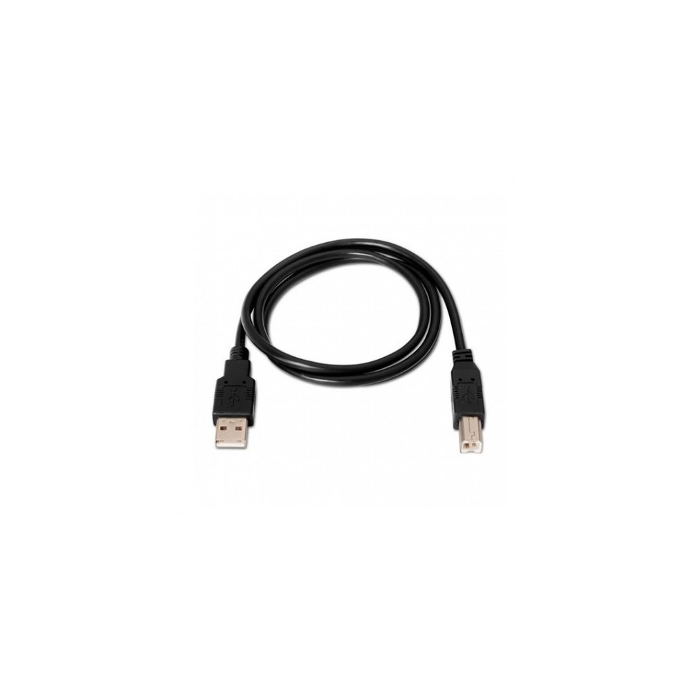 Cable Usb(A) 2.0 a Usb(B) 2.0 Aisens 1.8m Negro