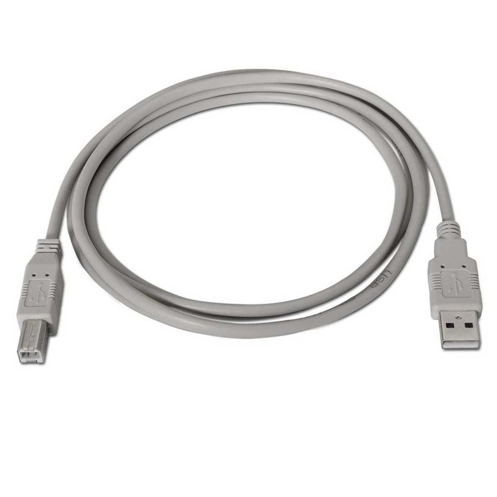 Cable Aisens Usb 2.0 Impresora Tipo a M-B M Beige 1.0m