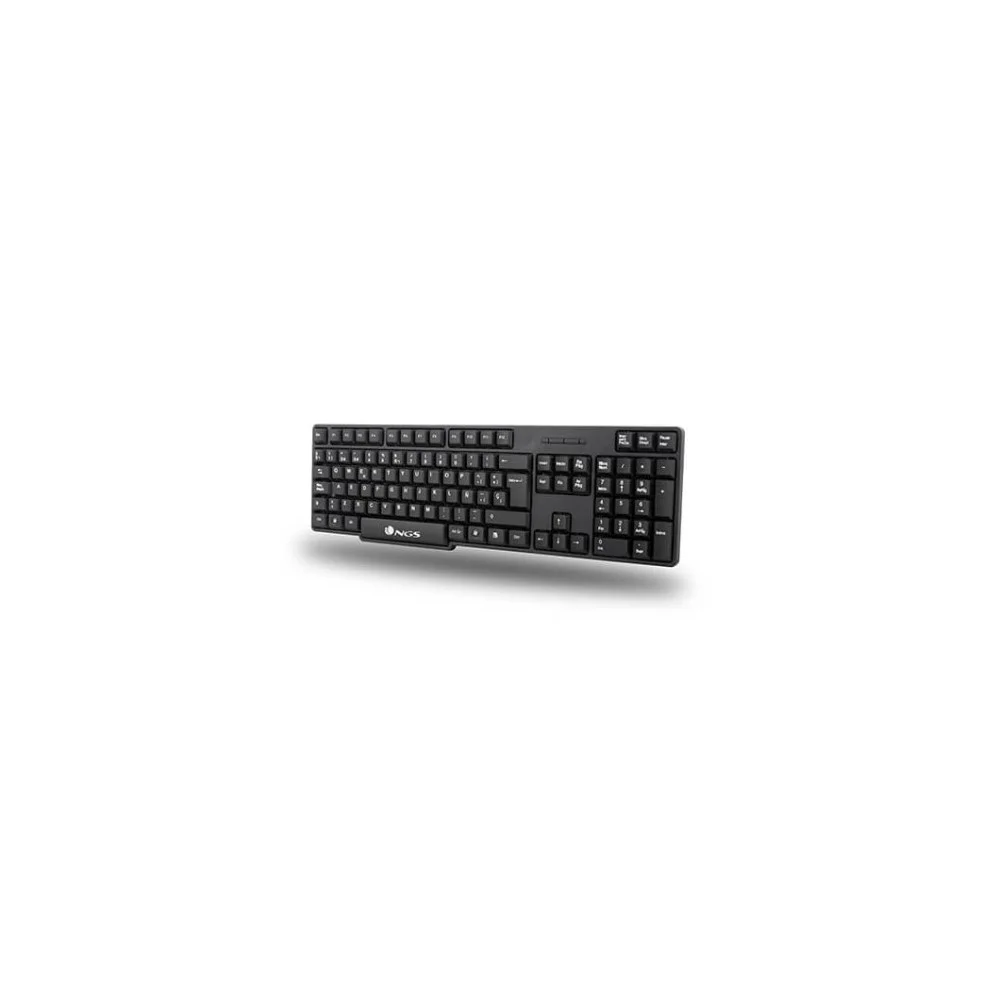 Teclado e Rato NGS EUPHORIAKIT Preto Sem Fios