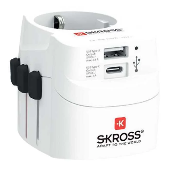 Kit 2 Multi Adaptadores de Viagem Skross 1302472