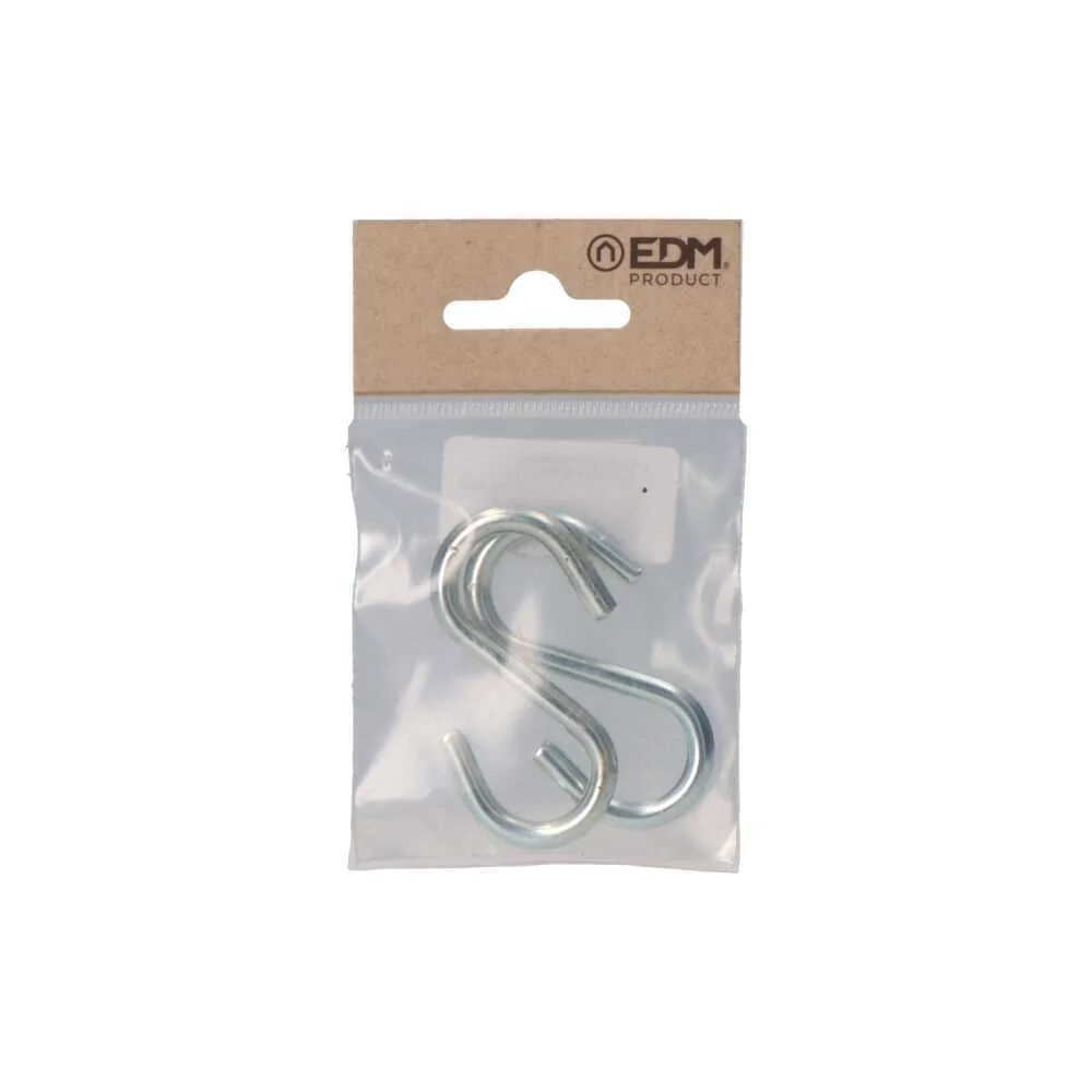 Pack 2un gancho em forma de s 60 zinco