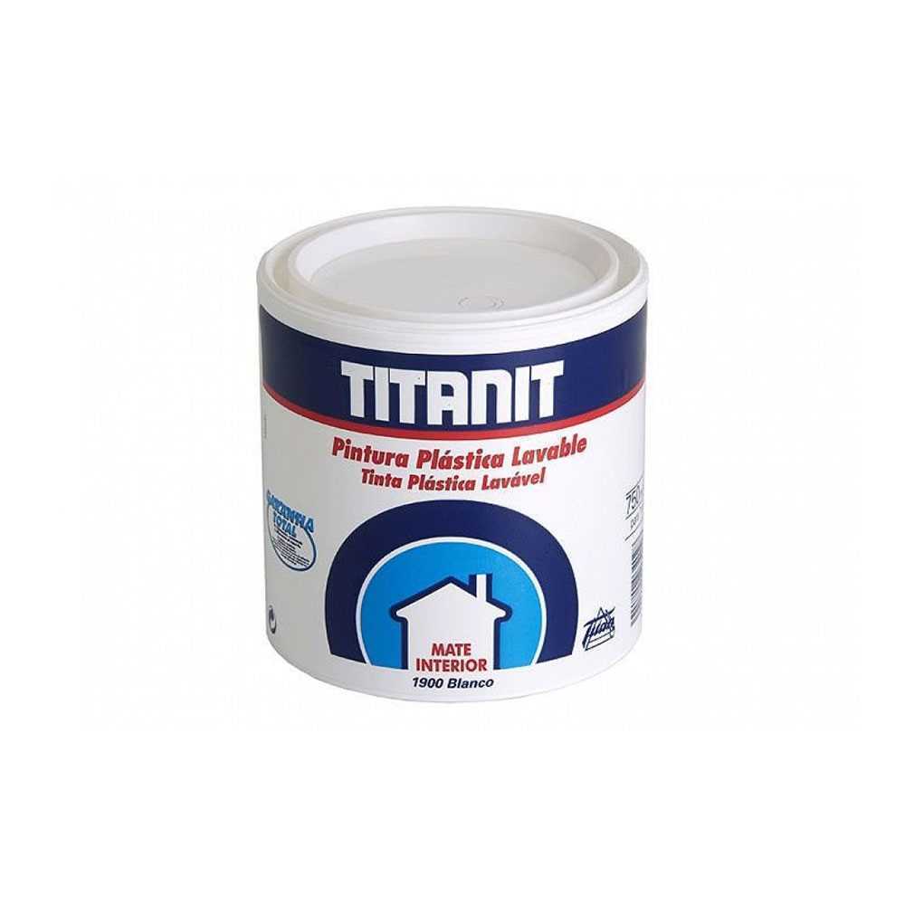 Tinta para Paredes e Tetos Lavável Titanit Mate B.