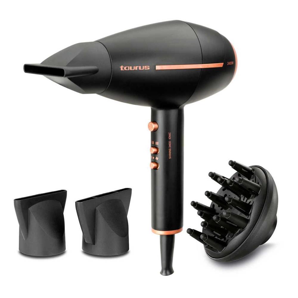 Secador de Cabelo Taurus Shining Preto 2400W