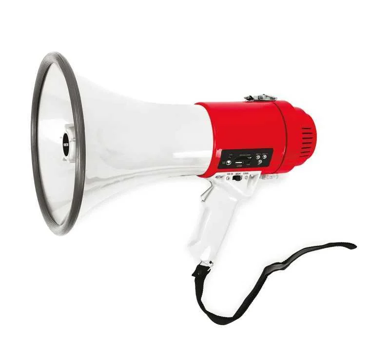Megafone com Sirene. Reprodutor Usb/Sd.