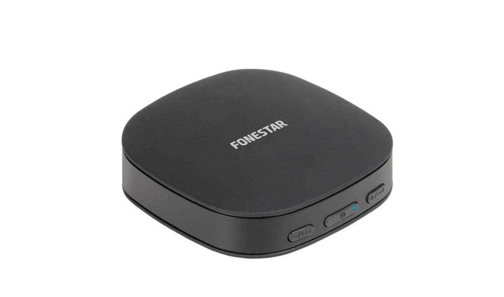 Transmissor e Recetor de Áudio Sem Fios 2 em 1. Ligação com 2 Dispositivos em Simultâneo. Autonomia 