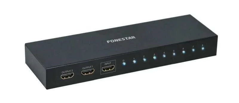 Distribuidor Amplificado Hdmi 1.4 4k@30hz 1 X 8 - Fonestar