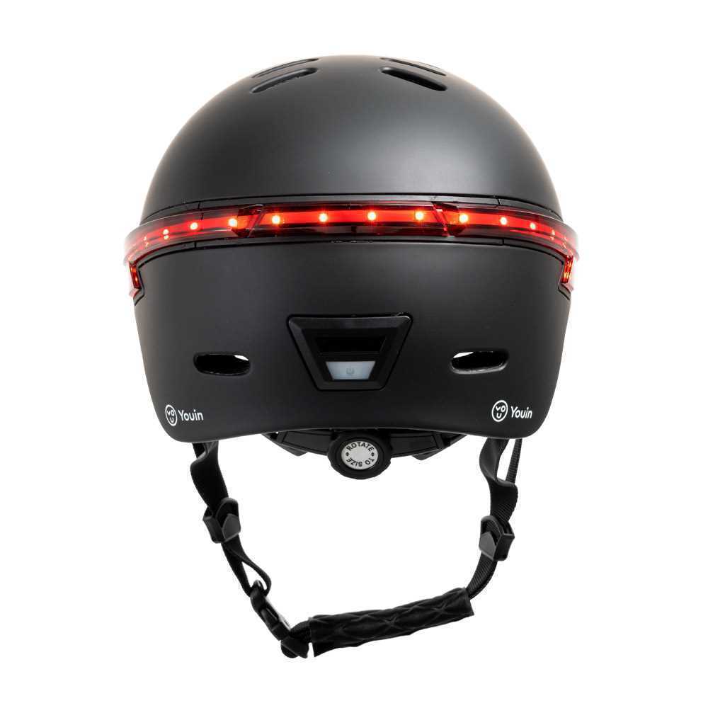 Youin Casco Con LED Trastero Y Mando Bluetooth  L Negro