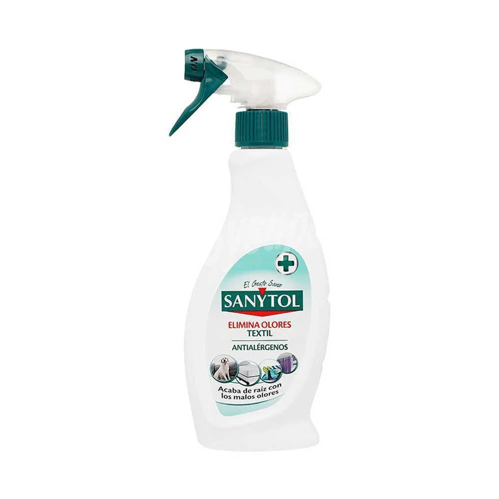 Ambientador de Ar Elimina Odores Têxteis Sanytol 500ml Pistola