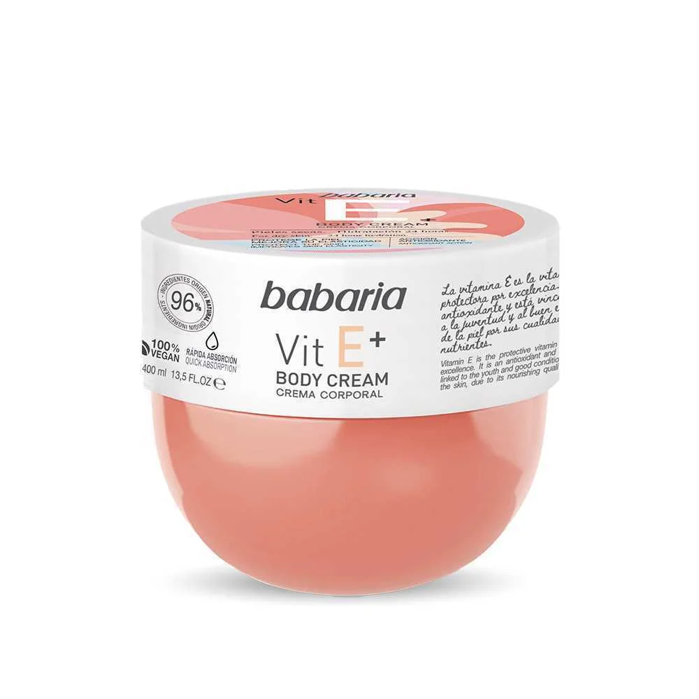 BABARIA BODY CREAM VITAMIN E CREME PARA O CORPO 4.