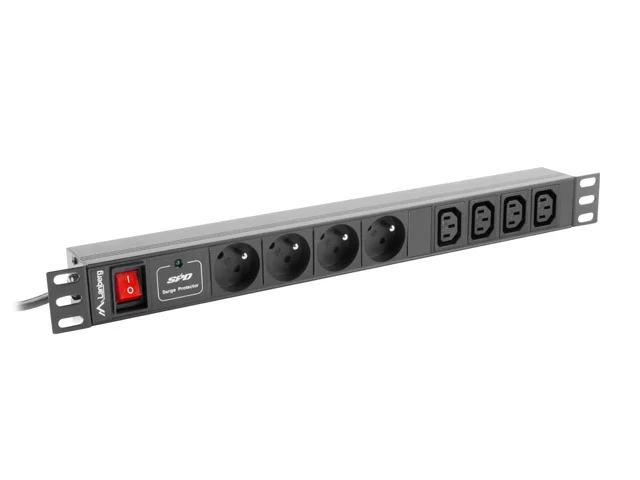 Lanberg -04e04i-0200-Bk Pdu 4 Tomado (S) Ca 1u Pr.