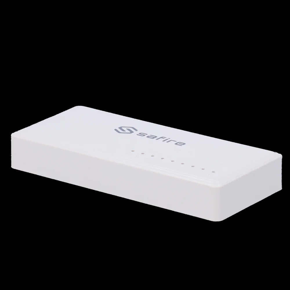 Safire - Switch de Mesa - 8 Porta Gigabit - Velocidade 10/100/1000 Mbps - Plug &Amp; Play - Tecnolog
