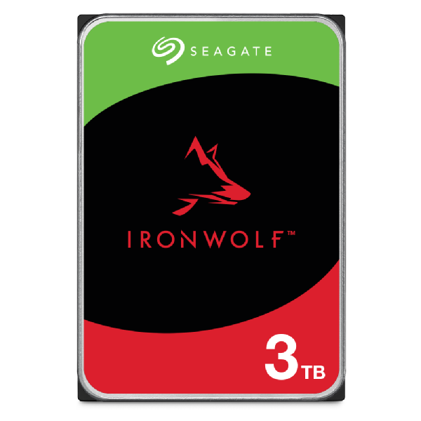 Disco Rígido 3.5" Seagate Ironwolf 3tb 5400rpm 256mb Sata Iii