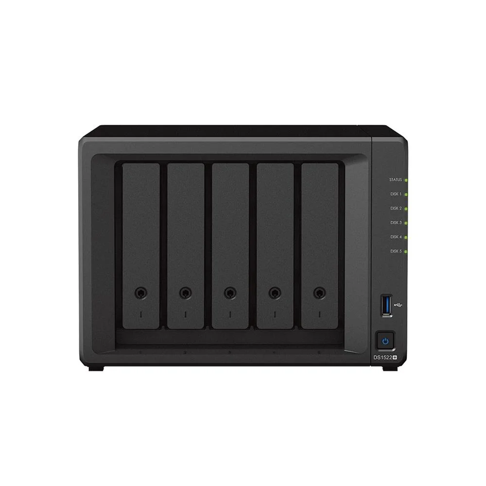 Synology Diskstation Ds1522+ Nas/Storage Server Tower Ethernet Lan Black R1600