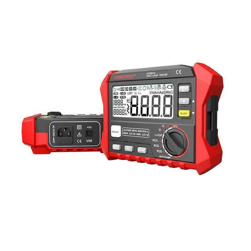Testador de resistência à terra digital Habotest H